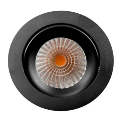 SLC DL04 LED-Einbauleuchte schwarz 3.000 K