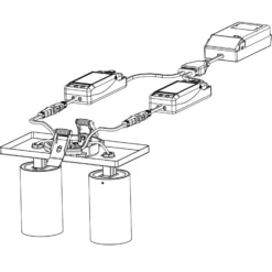 SLC LED-Einbaustrahler Art, 2-fl., weiß, 2.700 K, Aluminium