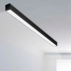 SLC LED-Lichtleiste CLICK, schwarz, 112 cm, CCT, DALI, IP20