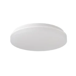 SLC LED-Sensor-Deckenlampe OMEGA, weiß, Ø 40 cm DIP CCT IP54