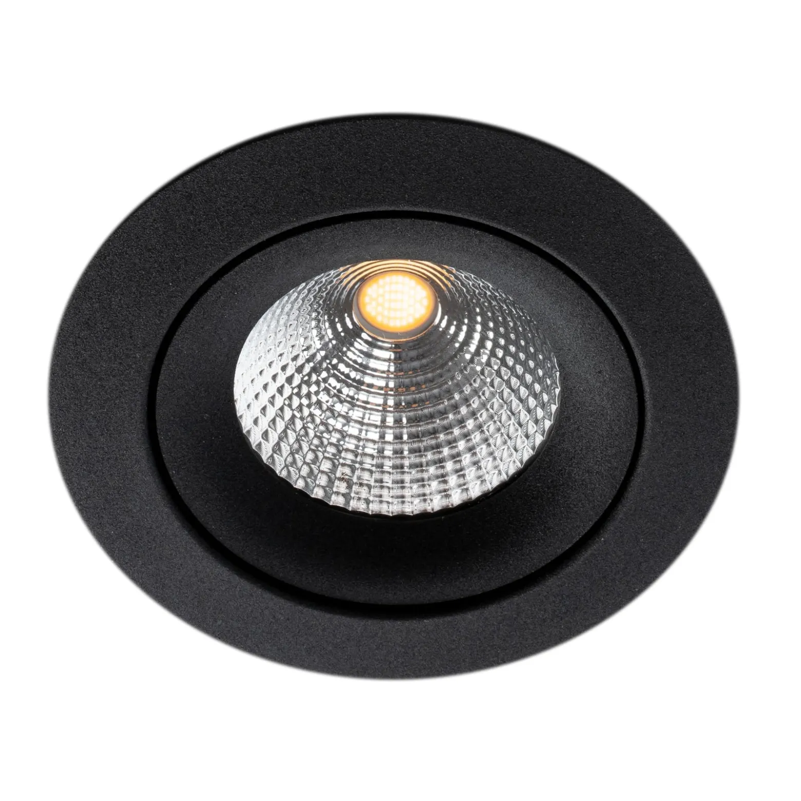 SLC One 360° SunLike LED-Einbauleuchte schwarz 930