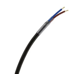 SLV Hängelampe Magico, Ø 55 cm, schwarz/goldfarben, Metall