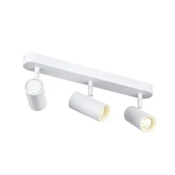 SLV LED-Deckenstrahler Noblo, weiß, dim to warm, Länge 40 cm