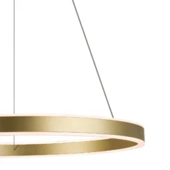 SLV LED-Hängeleuchte One 60, messing, Ø 60 cm, up/down, CCT