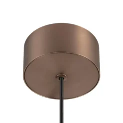 SLV LED-Pendellampe Quimera, kupferfarben, Ø 8 cm, CCT