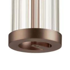 SLV LED-Pendellampe Quimera, kupferfarben, Ø 8 cm, CCT