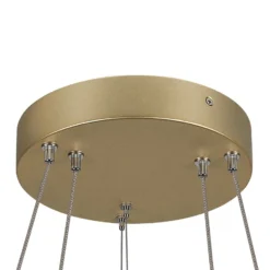 SLV One Double LED-Hängeleuchte, messing, Ø 60 cm