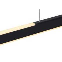 SLV One Linear LED-Hängeleuchte, 104 cm, schwarz