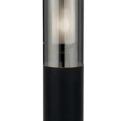 Sockelleuchte Batton, IP44, schwarz, Höhe 45 cm, Metall
