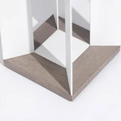 Solarlaterne Teckalu, Duratek/weiß, 65,5cm