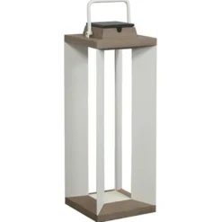 Solarlaterne Teckalu, Duratek/weiß, 65,5cm