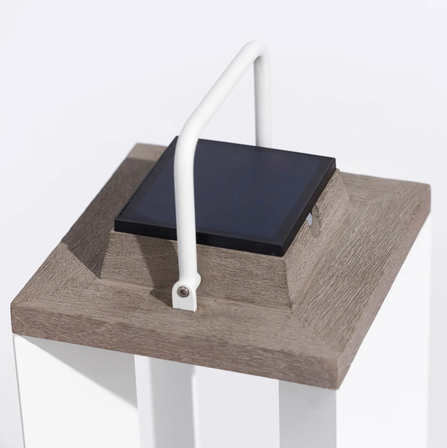 Solarlaterne Teckalu, Duratek/weiß, 65,5cm