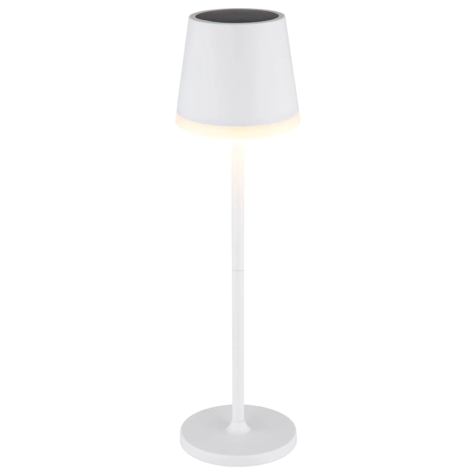 Solar-Tischlampe 36637, IP44, weiß