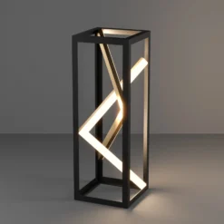 Stars of Light LED-Tischlampe Penela schwarz/gold 43 cm CCT