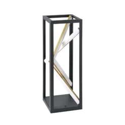 Stars of Light LED-Tischlampe Penela schwarz/gold 43 cm CCT