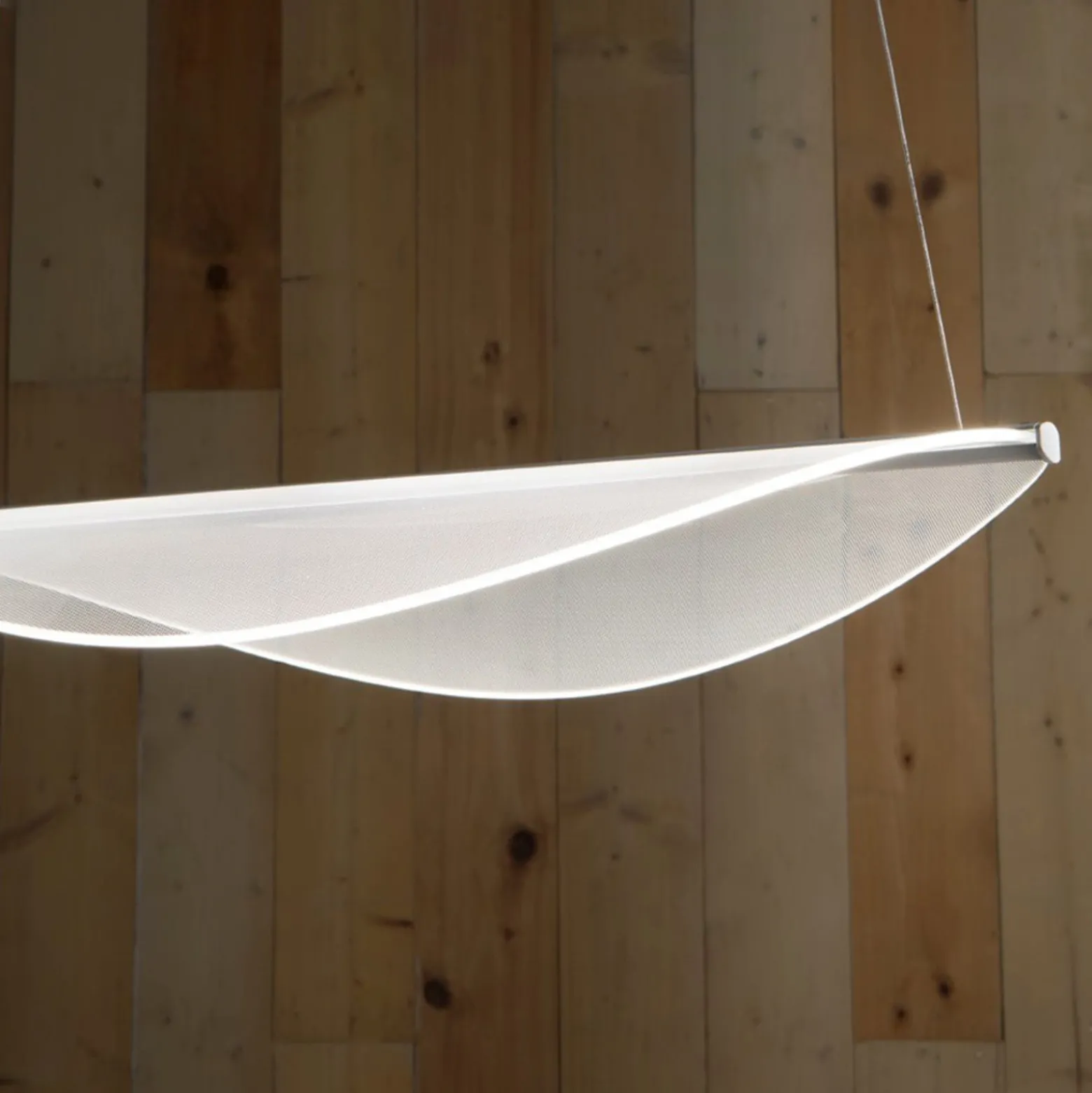 Stilnovo Hängeleuchte Diphy, Aufbau-Baldachin, 76 cm, 3000K