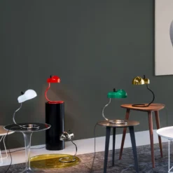 Stilnovo Minitopo LED-Tischlampe, schwarz