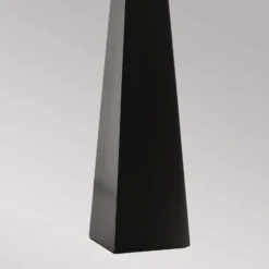 Tischleuchte Ascent, schwarz, Schirm weiß