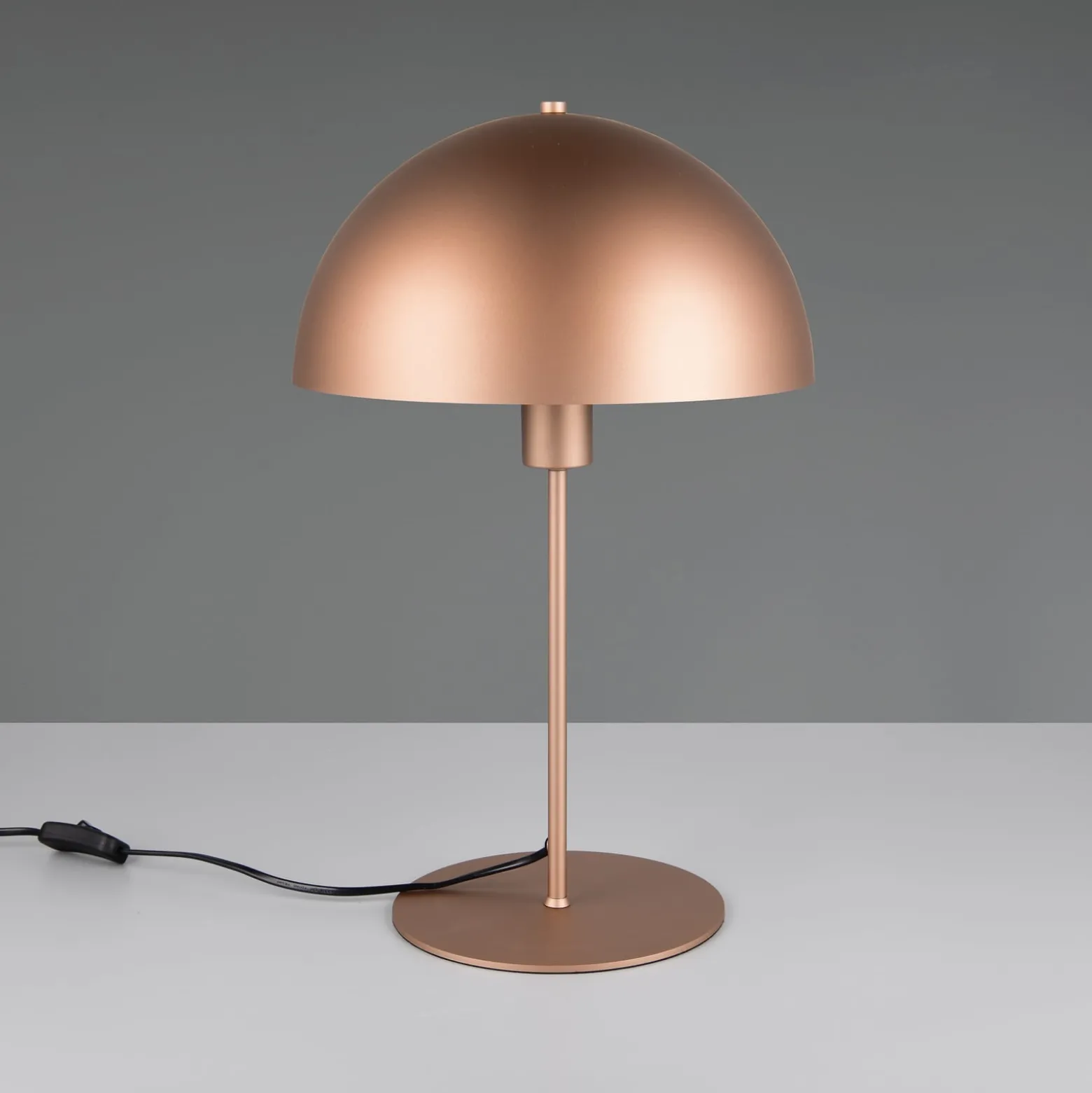 Tischleuchte Nola, coffee, Höhe 45 cm, Metall