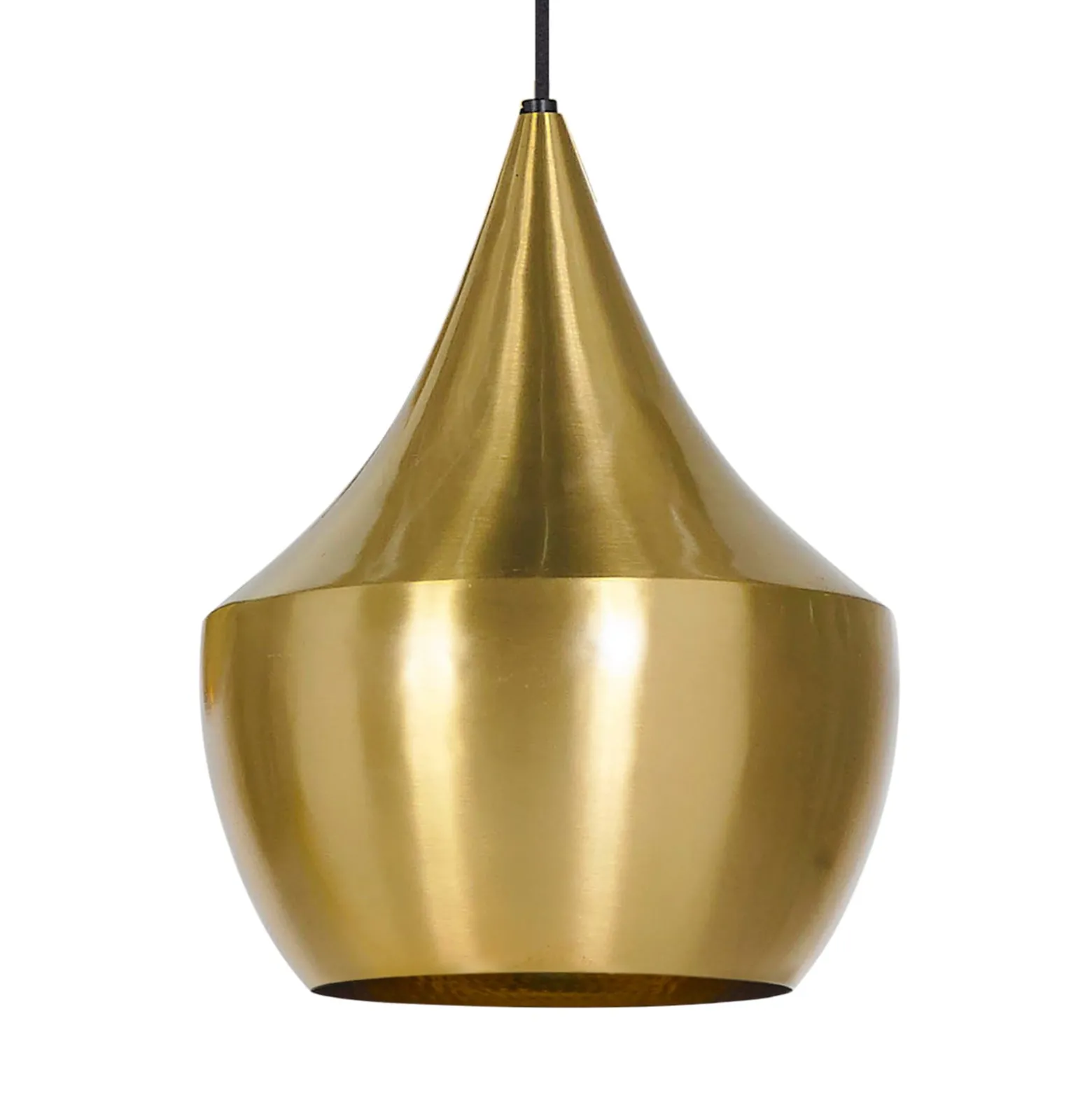 Tom Dixon Beat Fat LED-Pendelleuchte, messing