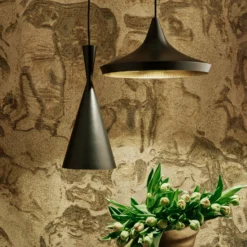 Tom Dixon Beat Wide LED-Hängeleuchte, schwarz