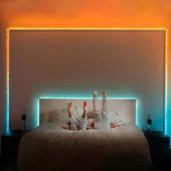 Twinkly Dots LED-Kette RGB, schwarz, IP44, 10m