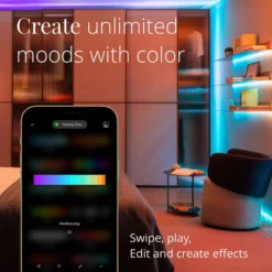 Twinkly Dots LED-Kette RGB, transparent, IP44, 10m