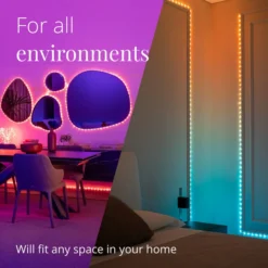 Twinkly Dots LED-Kette RGB, transparent, IP44, 10m