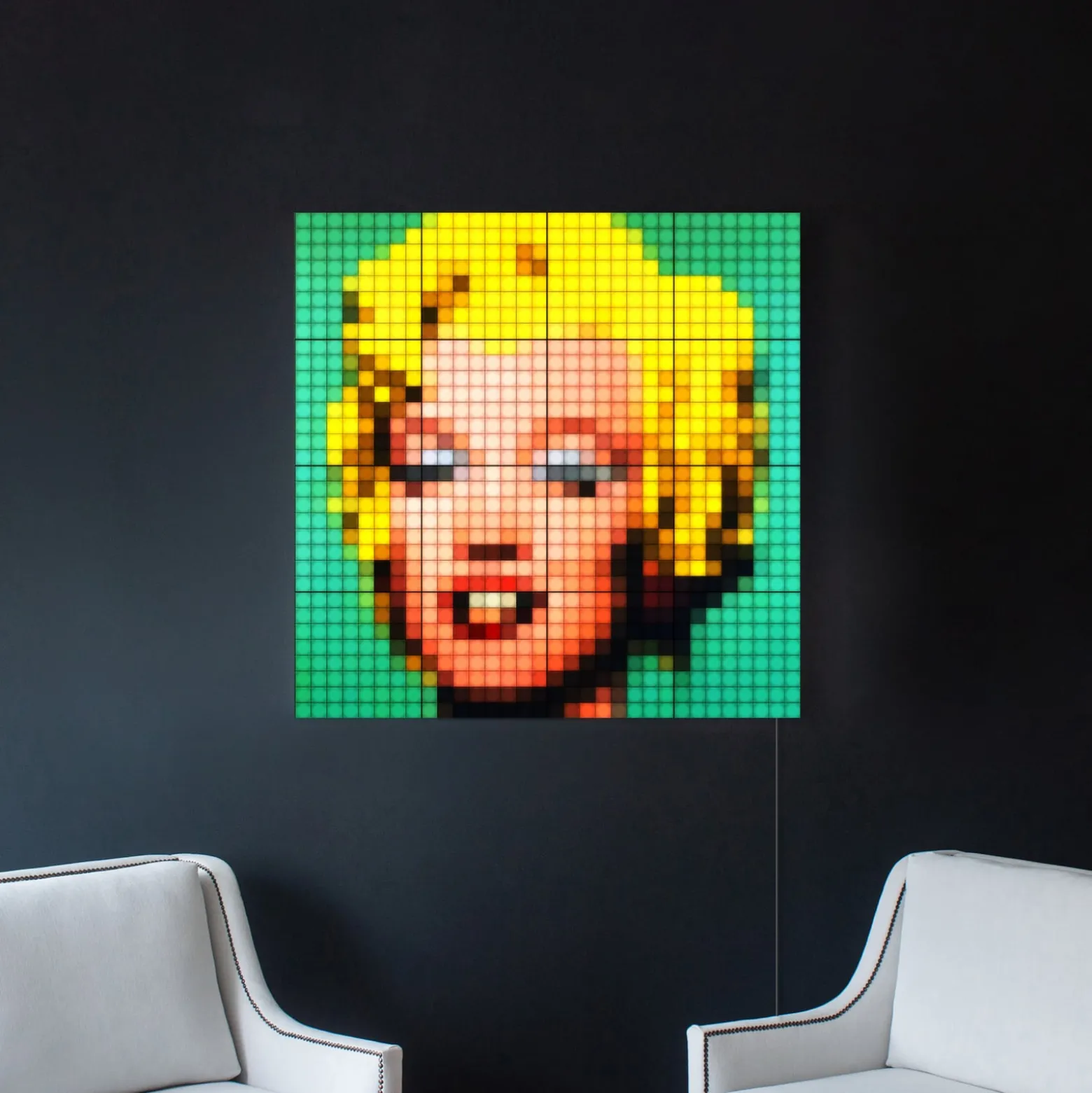 Twinkly RGB-Squares schwarz, IP20, 1+5 Starter Set