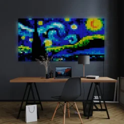 Twinkly RGB-Squares schwarz, IP20, 1+5 Starter Set
