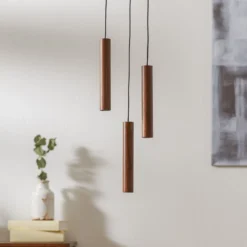 UMAGE Chimes Cluster 3 Hängeleuchte eiche dunkel