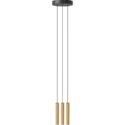UMAGE Chimes Cluster 3 Hängeleuchte eiche hell
