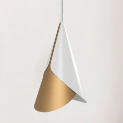 UMAGE Cornet Hängeleuchte weiß/messing