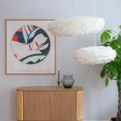 UMAGE Eos Esther Medium Hängeleuchte, weiß/weiß