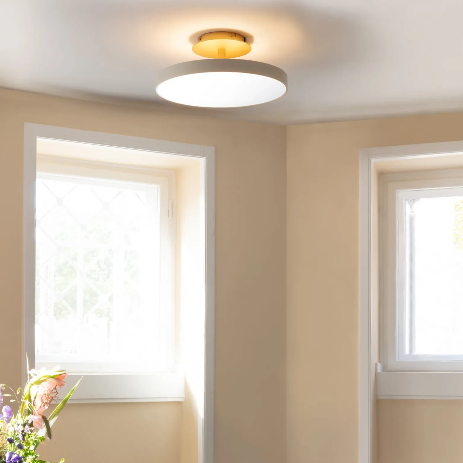 UMAGE LED-Deckenlampe Asteria UP PLUS, perlweiß, Ø 60 cm CCT