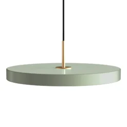 UMAGE LED-Hängelampe Asteria Medium hellgrün/messing Ø 43 cm