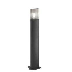 Wegelampe DARK, anthrazitfarben/rauchgrau, Edelstahl, Sensor