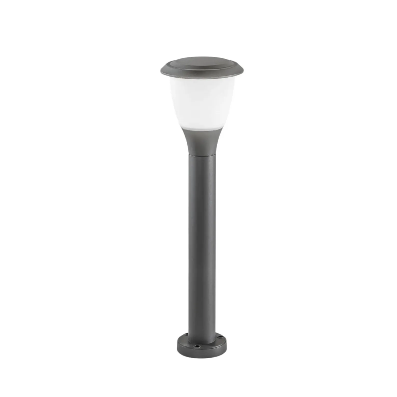 Wegeleuchte Thiago, 60 cm, dunkelgrau, Metall, E27, IP65
