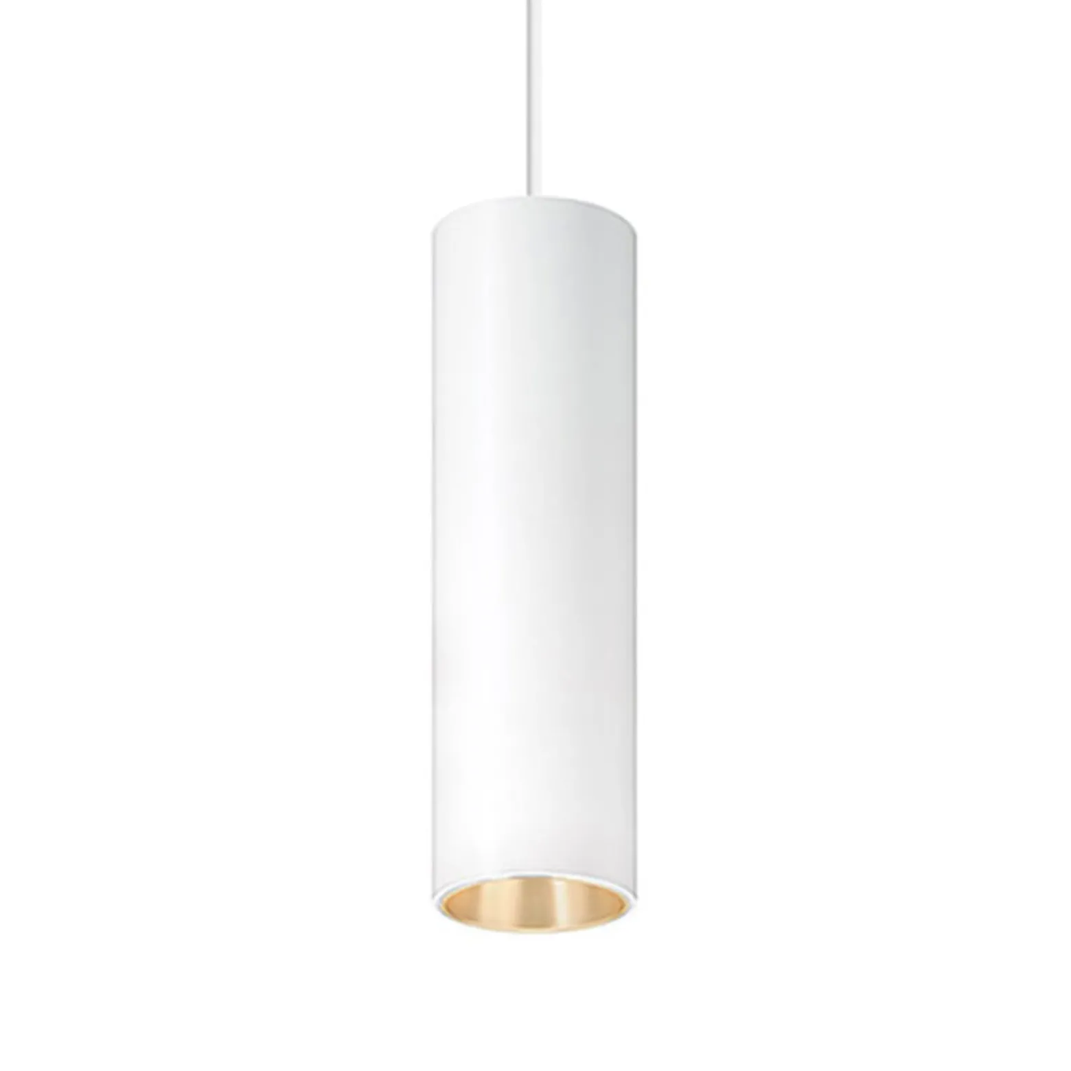 Zumtobel Panos infinity LED-Pendel, Reflektor gold